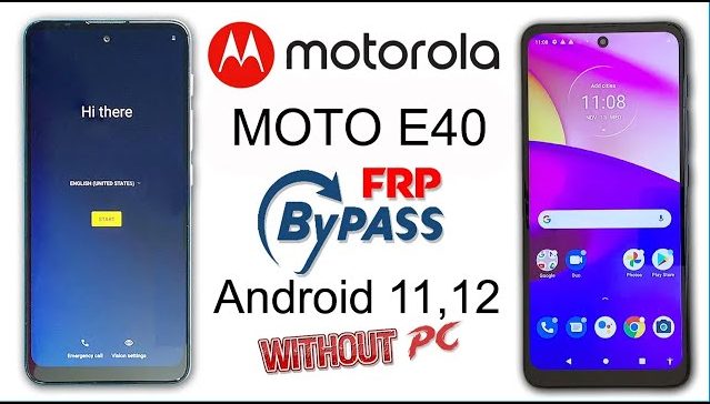 Motorola E40 Frp Bypass
