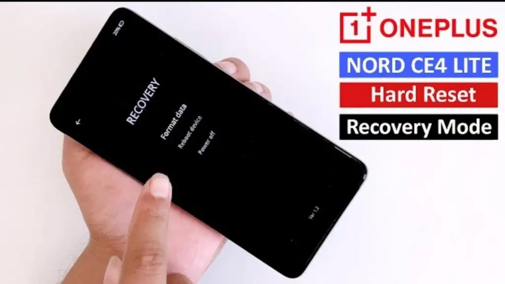 How To Hard Reset ONEPLUS NORD CE4 LITE