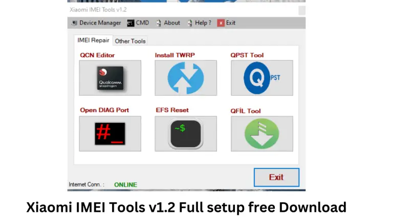 Xiaomi IMEI Tools v1.2 Full setup free Download